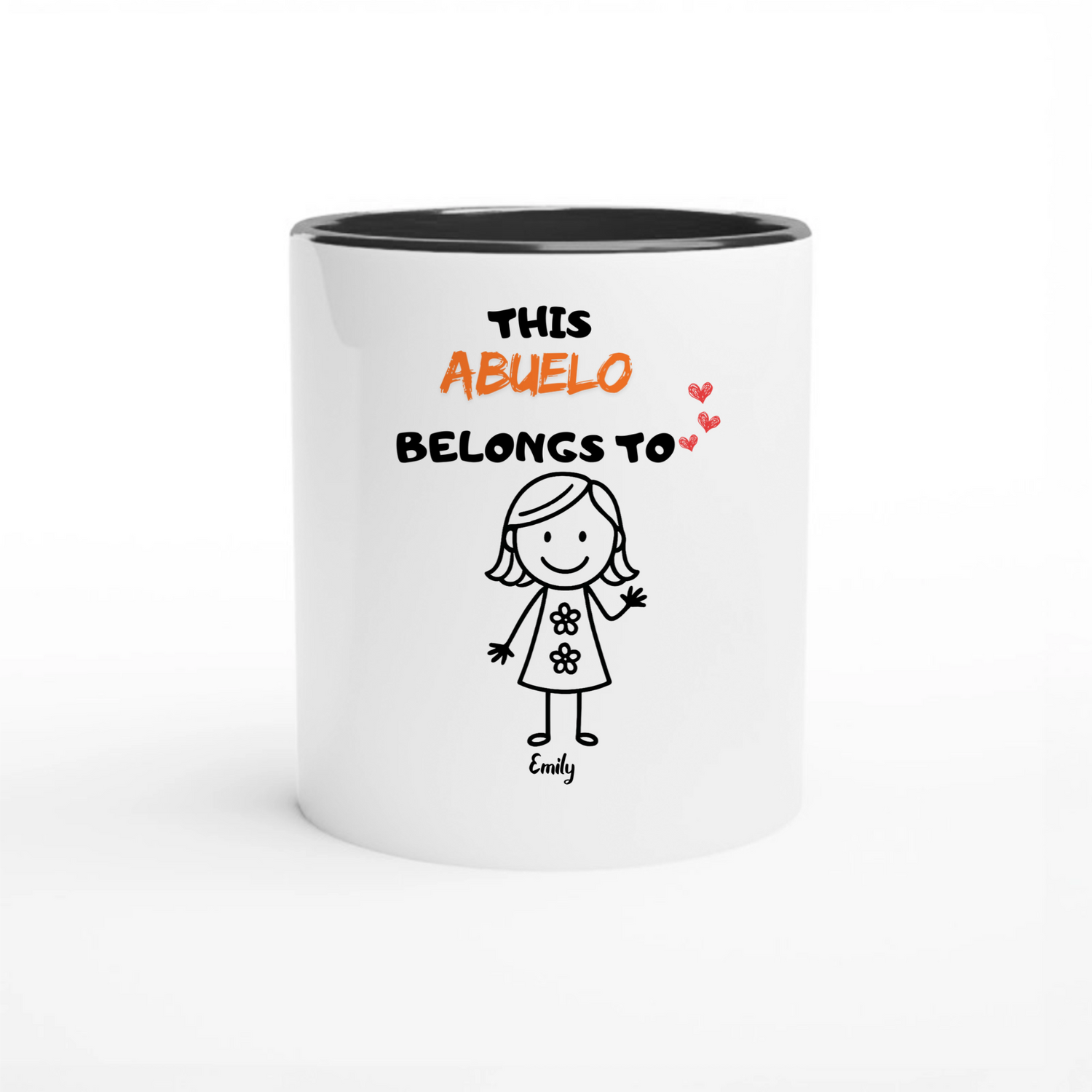 This Grandpa Belongs To Us - Personalized Mug
