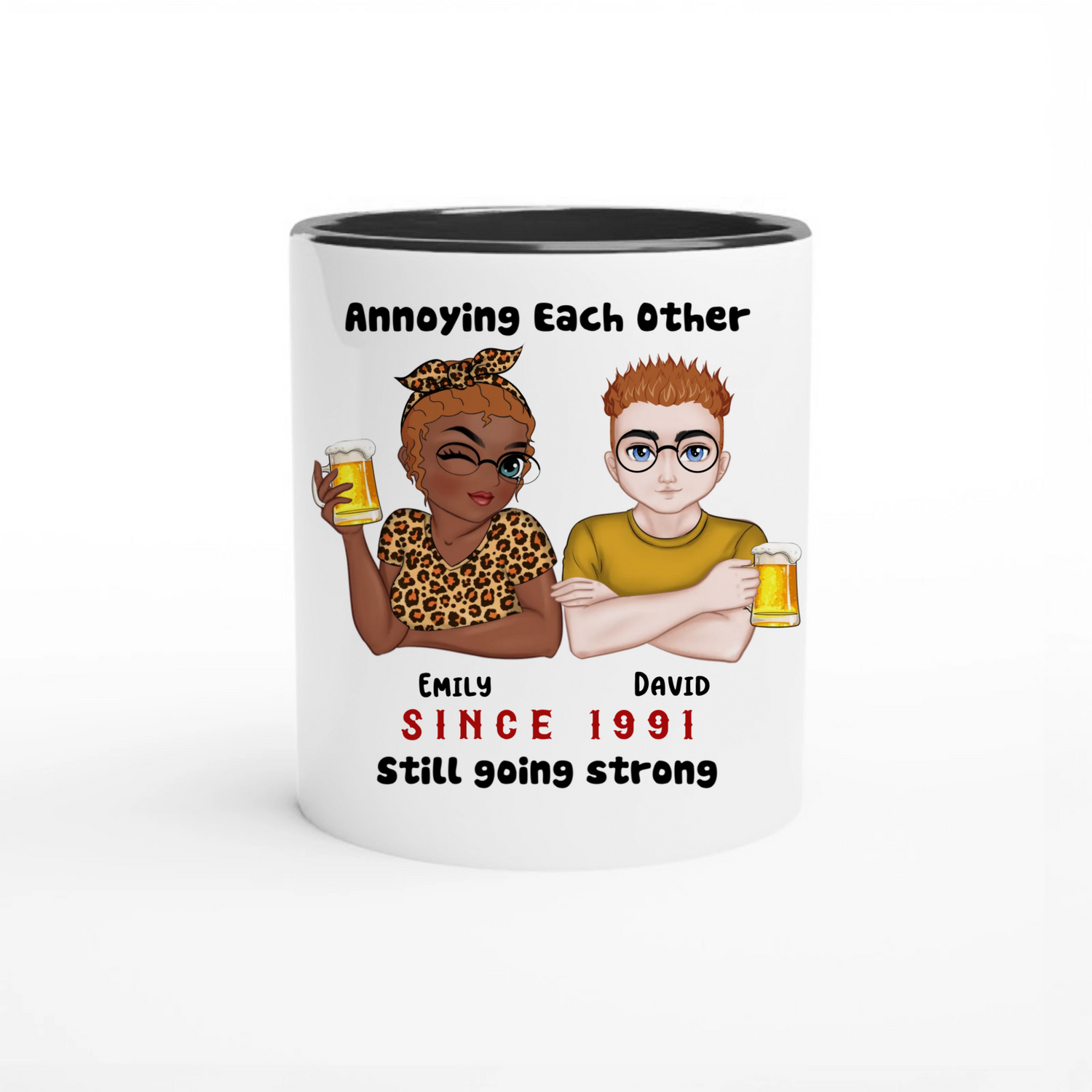 Couple shirt - Loving You - Personalized Mug