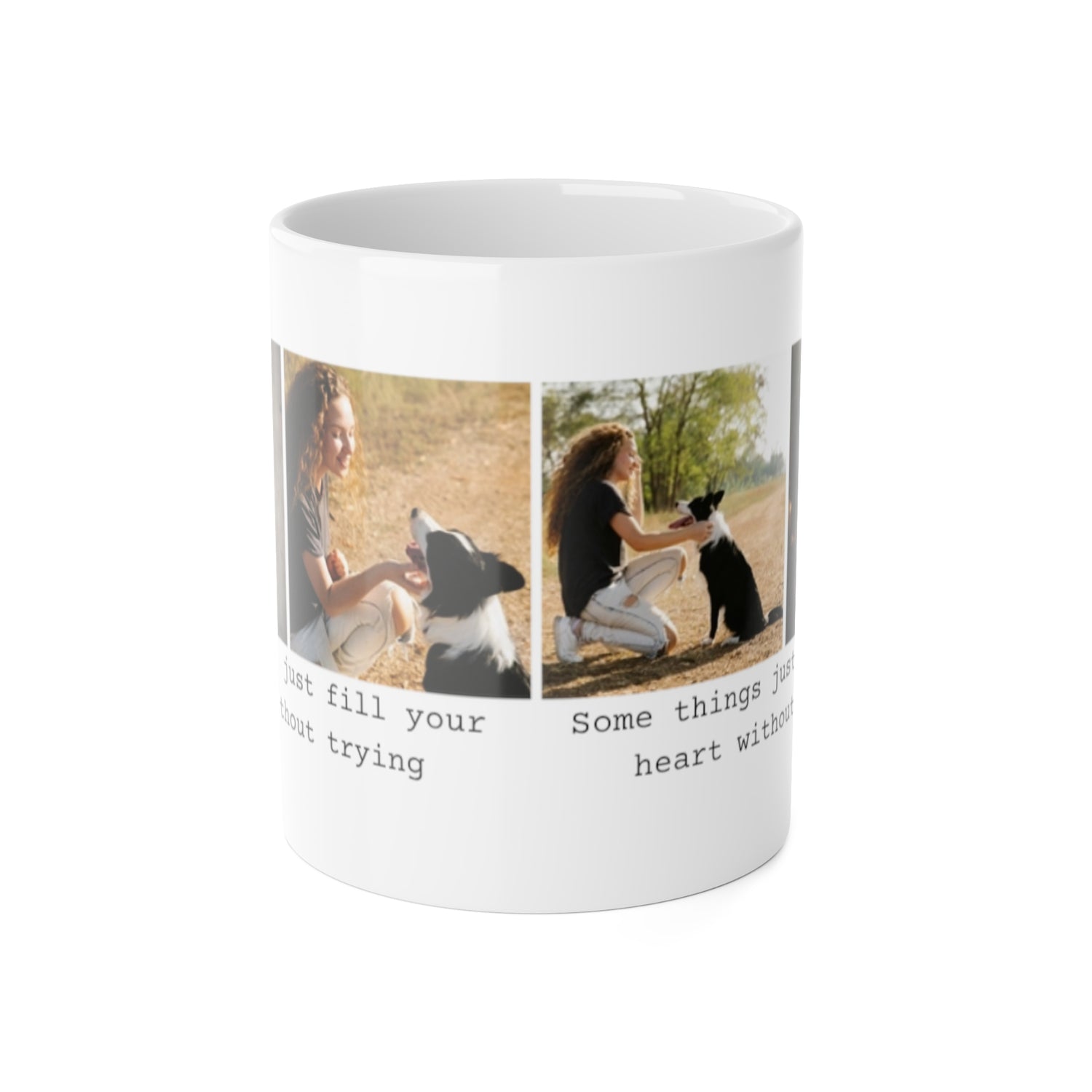 Heartfelt Dog Mom Mug, Dog Lover Gift, Inspirational Coffee Cup, Pet Owner Gift, Cute Dog Mug, Picture Mug, Unique Gift