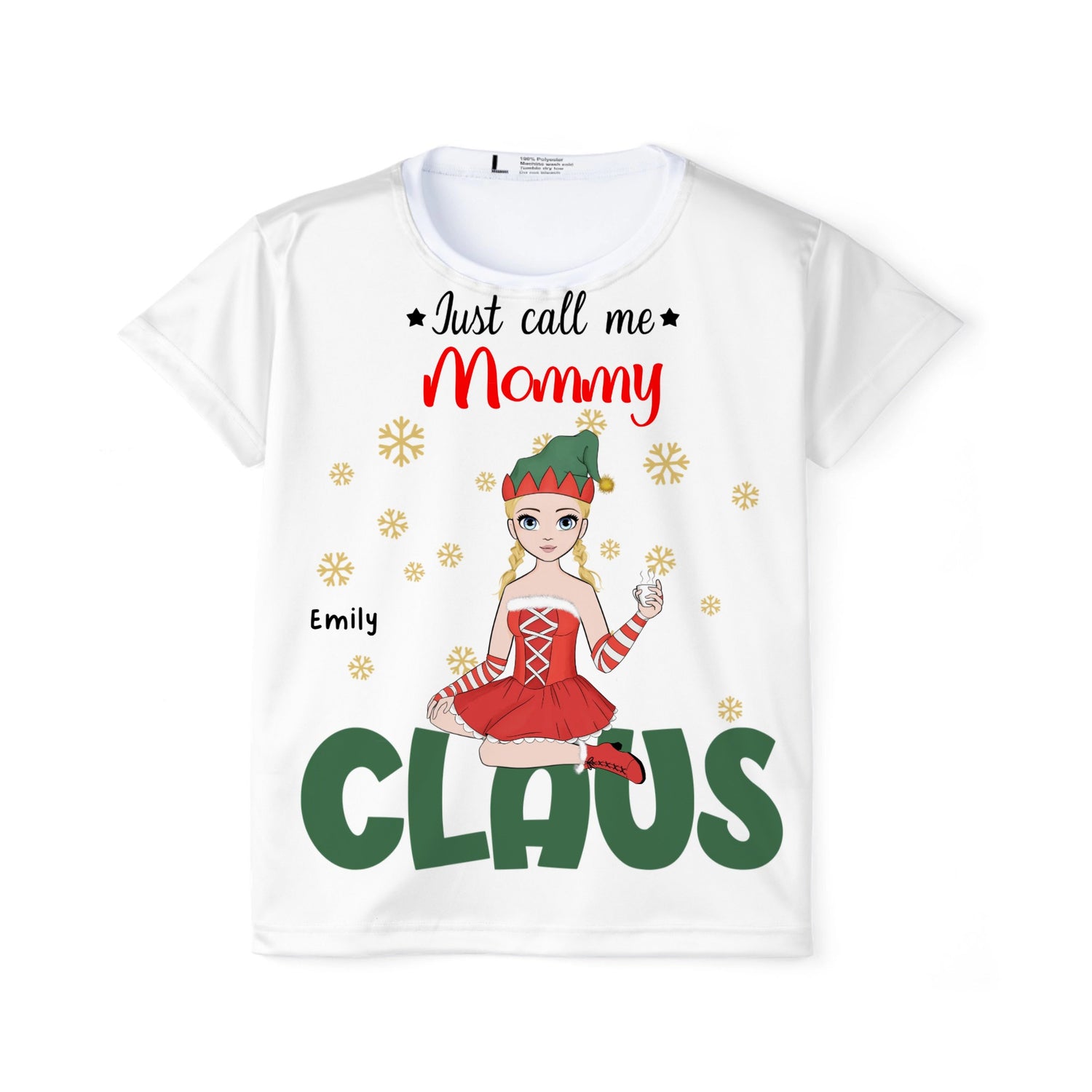 Just call me Mommy Claus - Personalized Women's Sports
