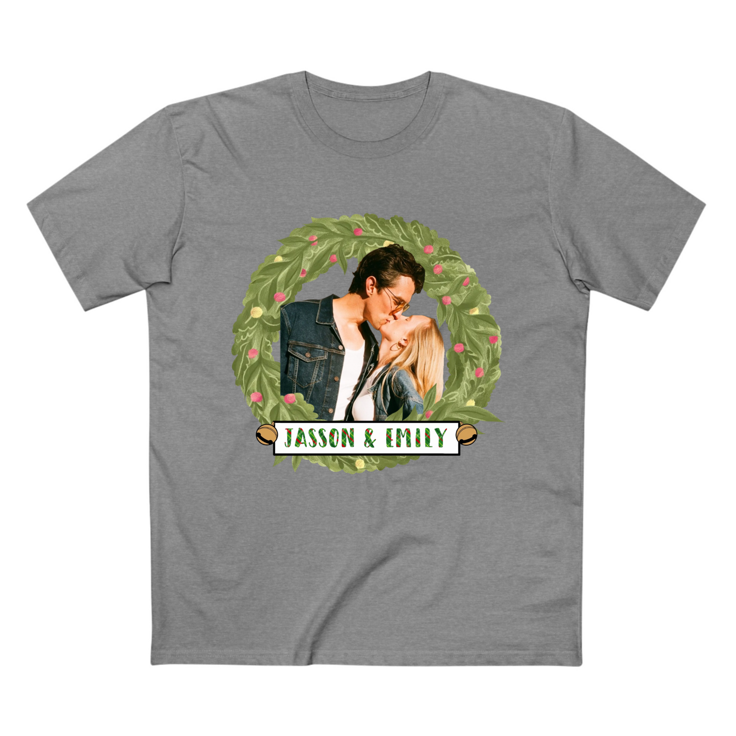 Have a jolly Christmas - Personalized Adult Staple Tee t-shirt