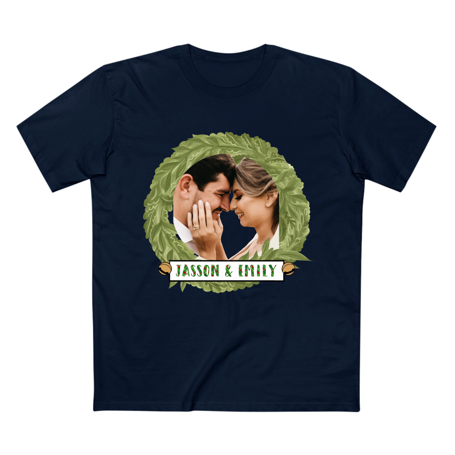 Have a jolly Christmas - Personalized Adult Staple Tee t-shirt
