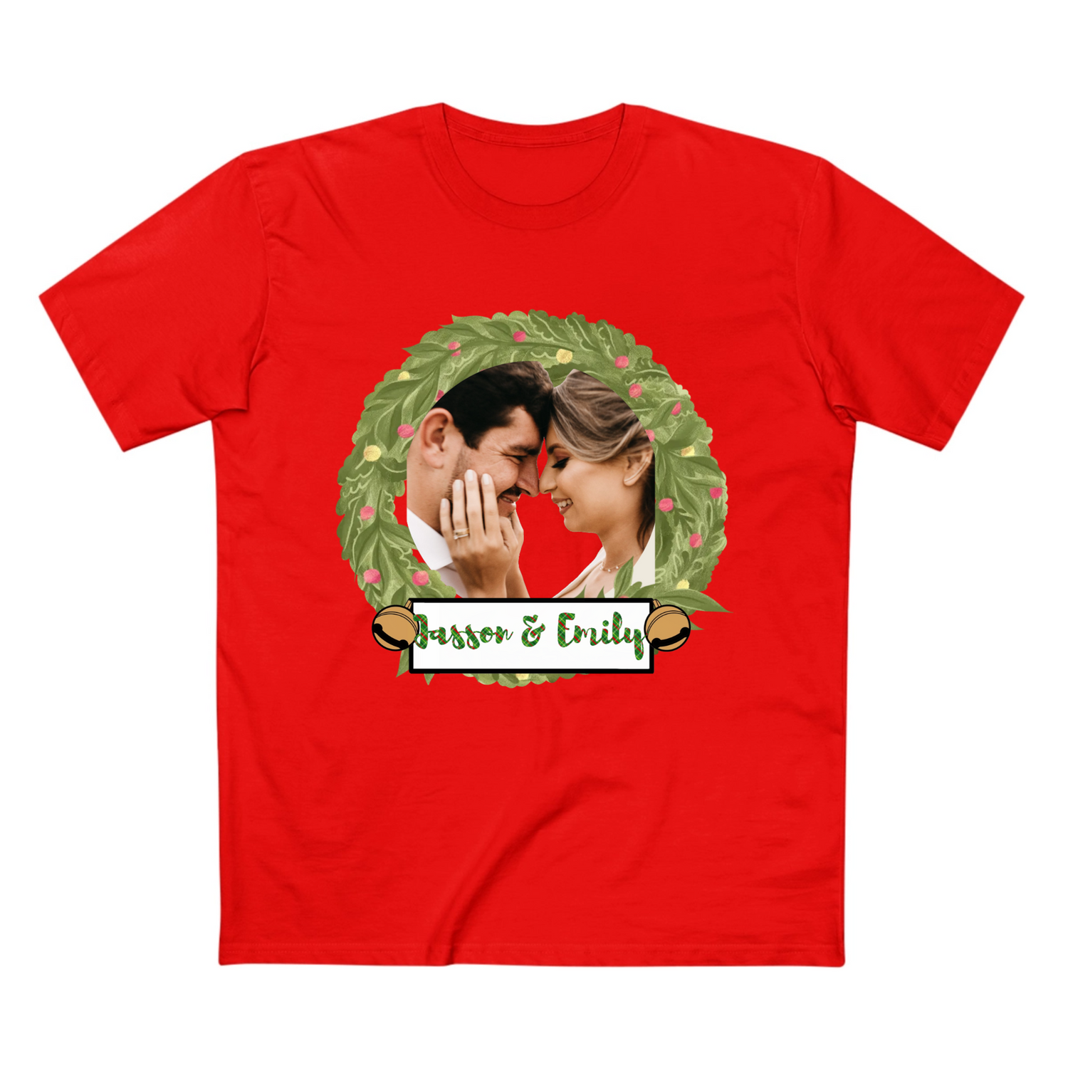 Have a jolly Christmas - Personalized Adult Staple Tee t-shirt