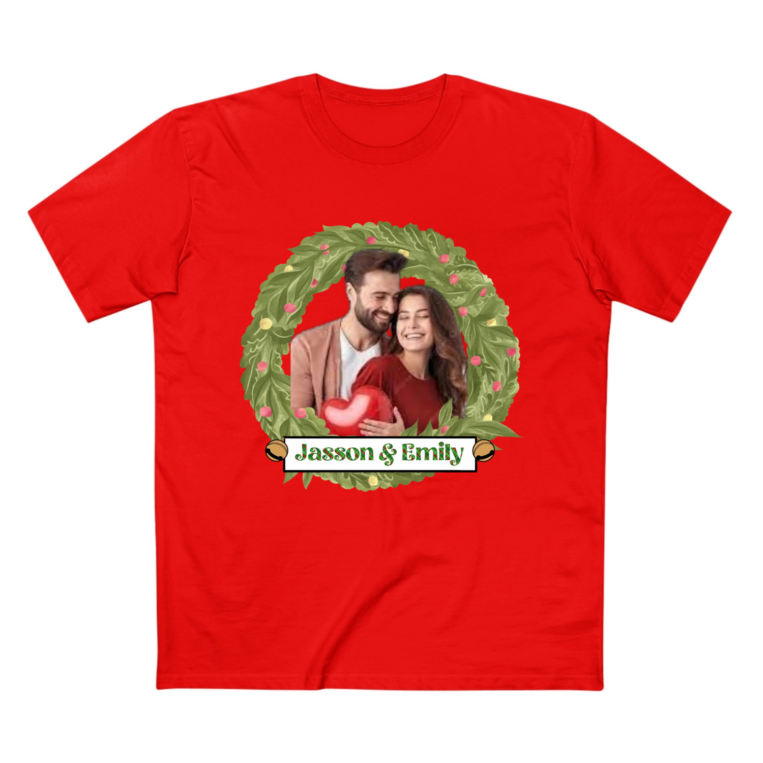 Have a jolly Christmas - Personalized Adult Staple Tee t-shirt