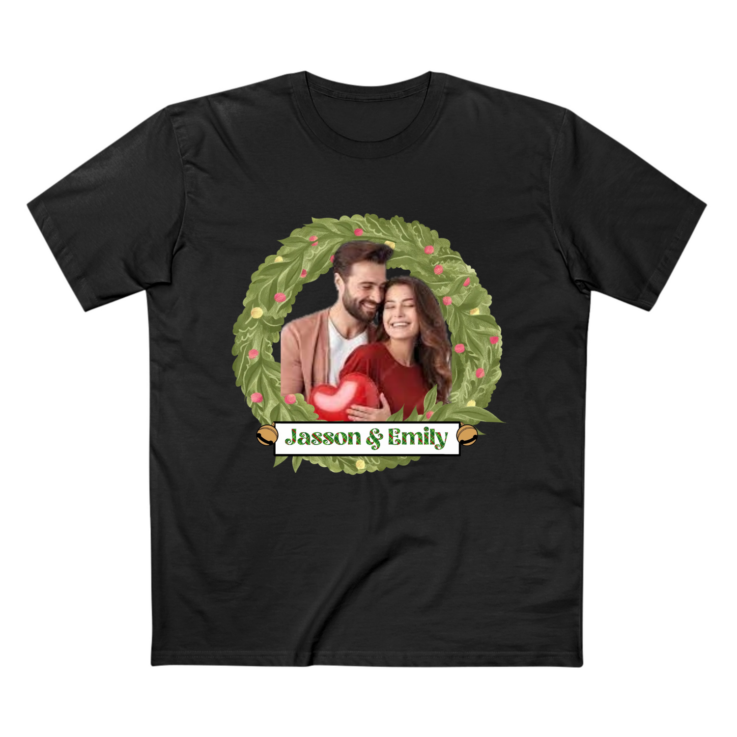 Have a jolly Christmas - Personalized Adult Staple Tee t-shirt