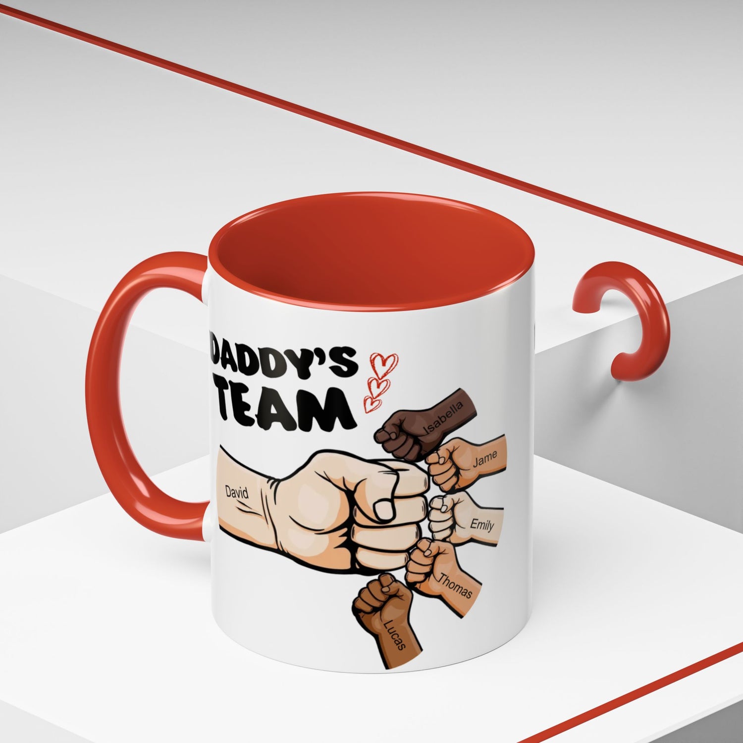 Daddy's Team - Personalized Coffee Mug