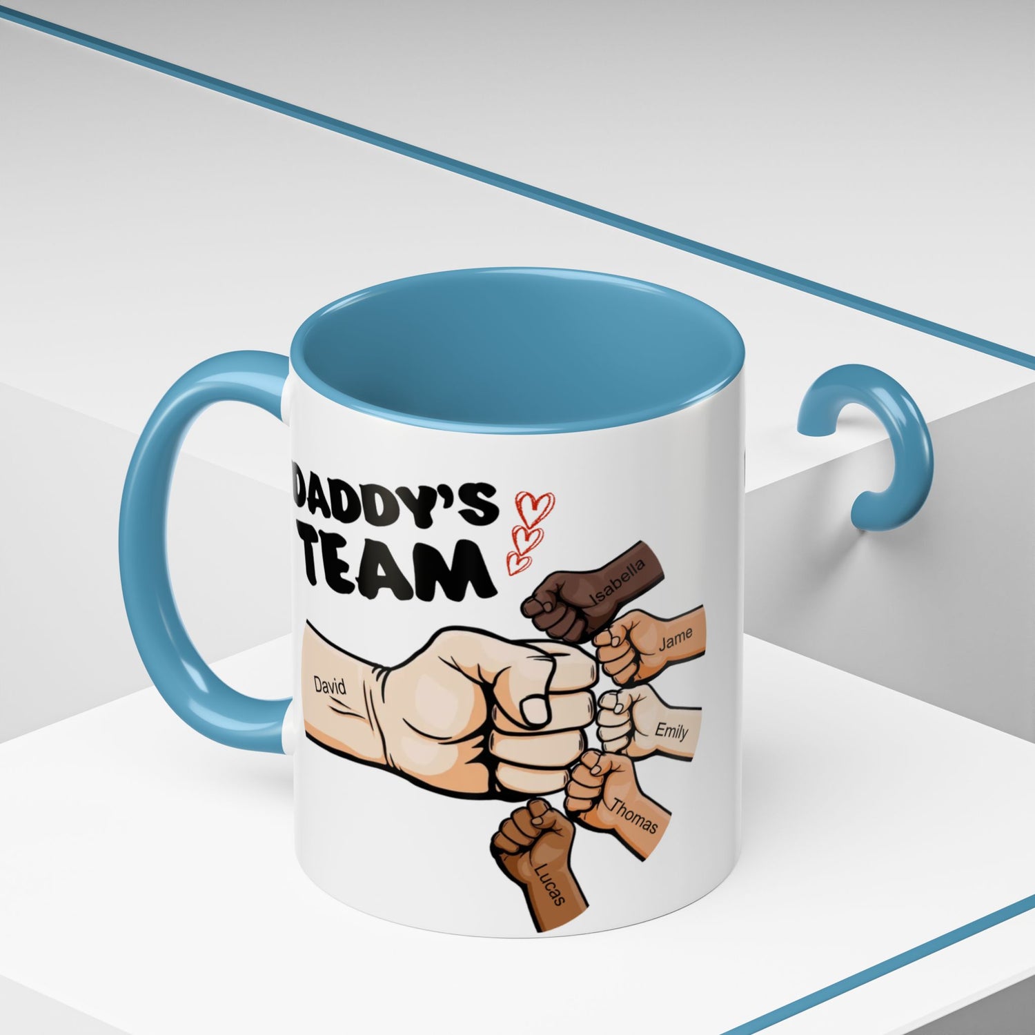 Daddy's Team - Personalized Coffee Mug