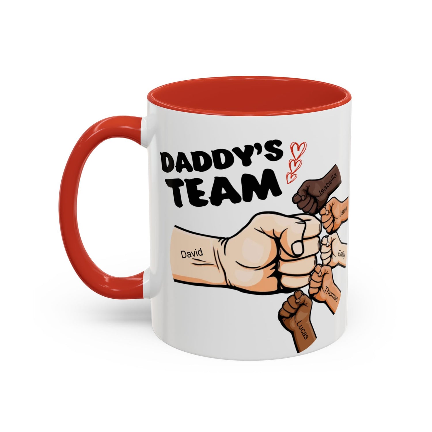 Daddy's Team - Personalized Coffee Mug