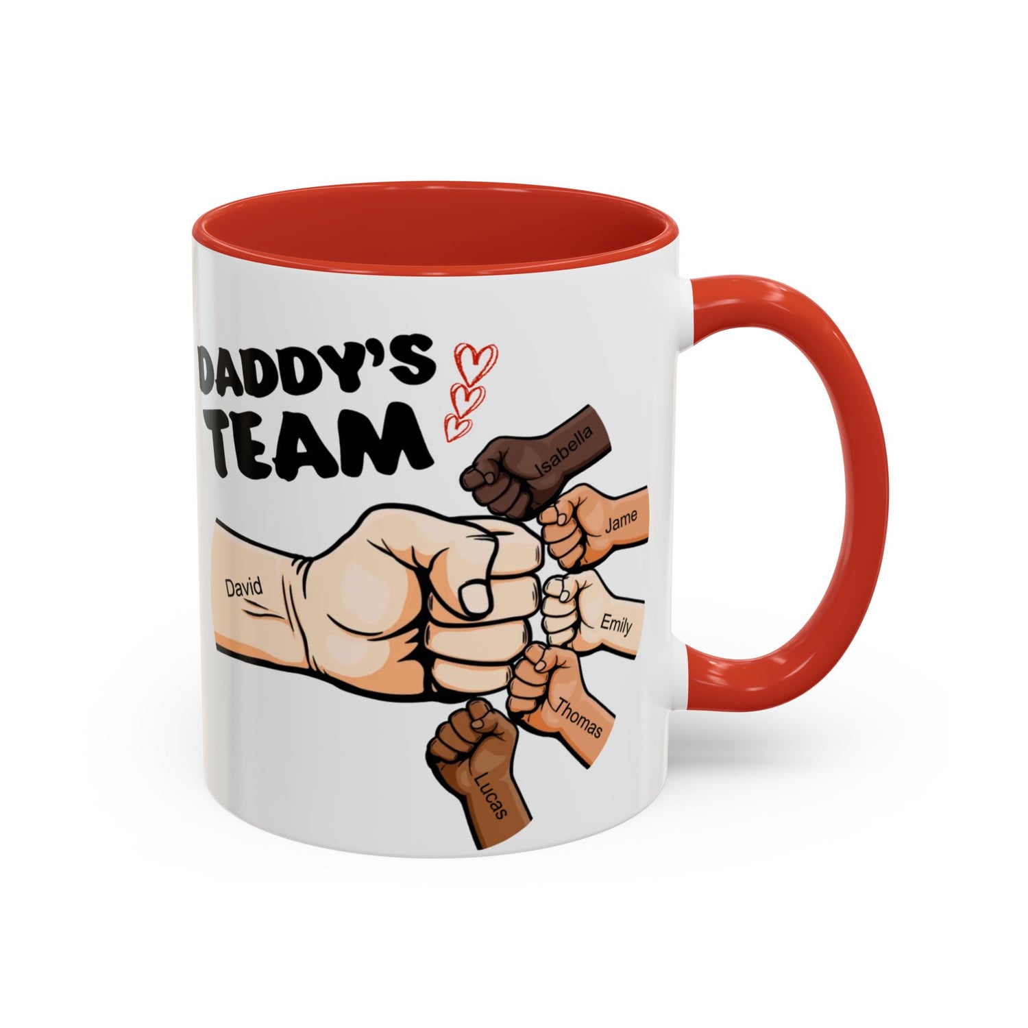 Daddy's Team - Personalized Coffee Mug