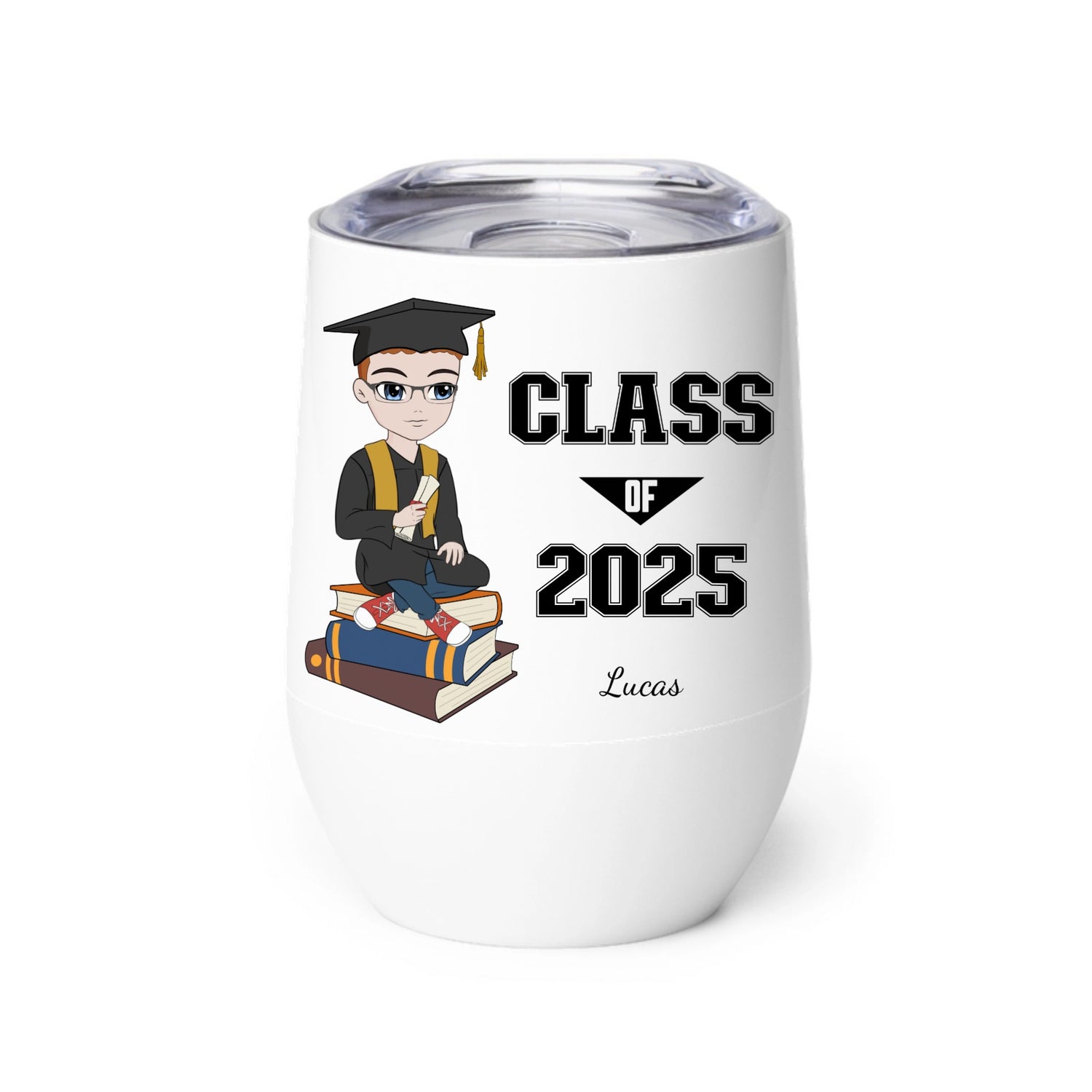Class of...- Personalized Wine Tumbler