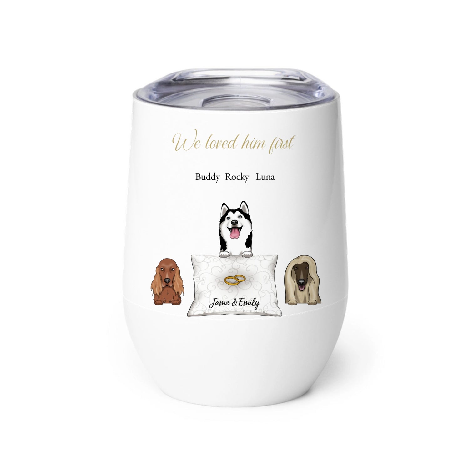 Dog of Honor - Personalized Wine Tumbler