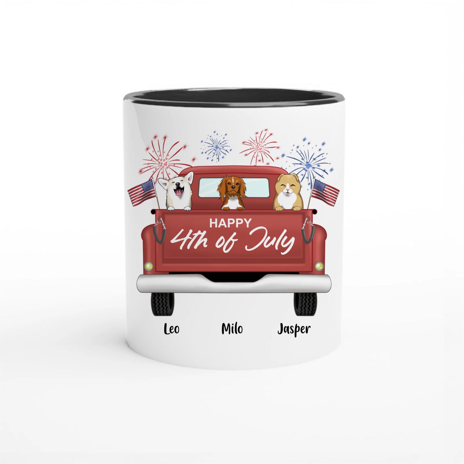Happy 4th of July - Personalized Coffee Mug