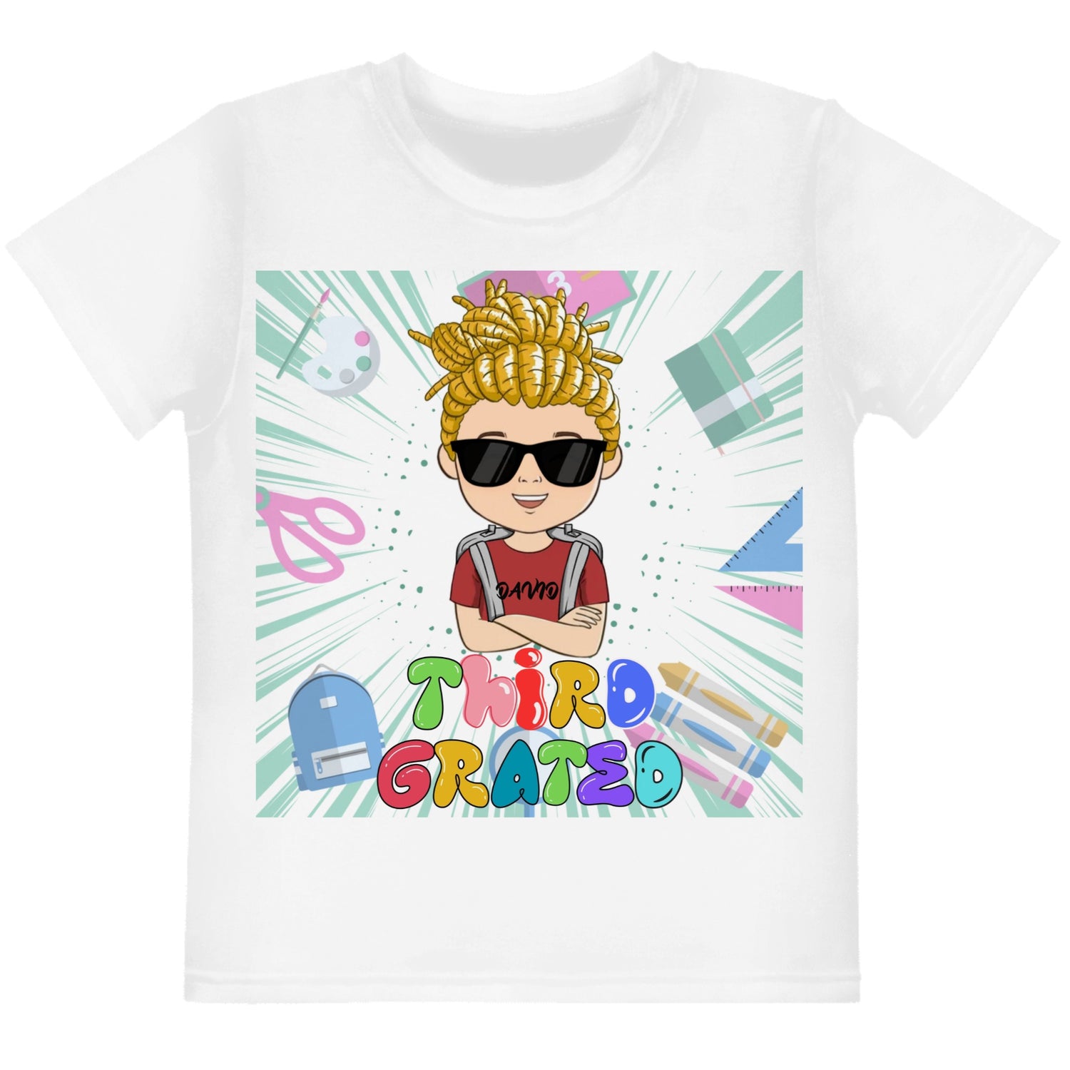 School Level Unlocked - Personalized Kids Tee