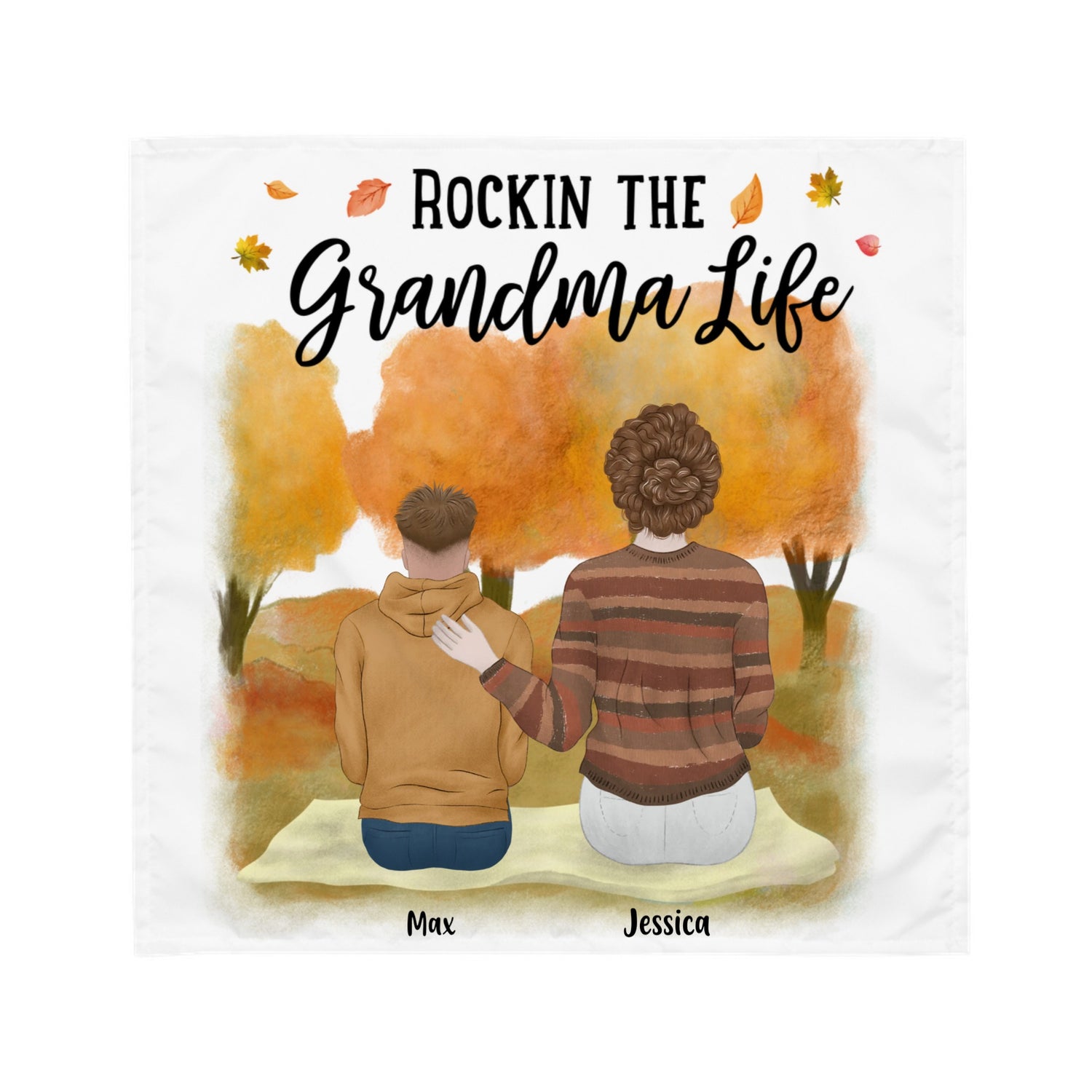 Rockin the grandparent life - Personalized Bandana