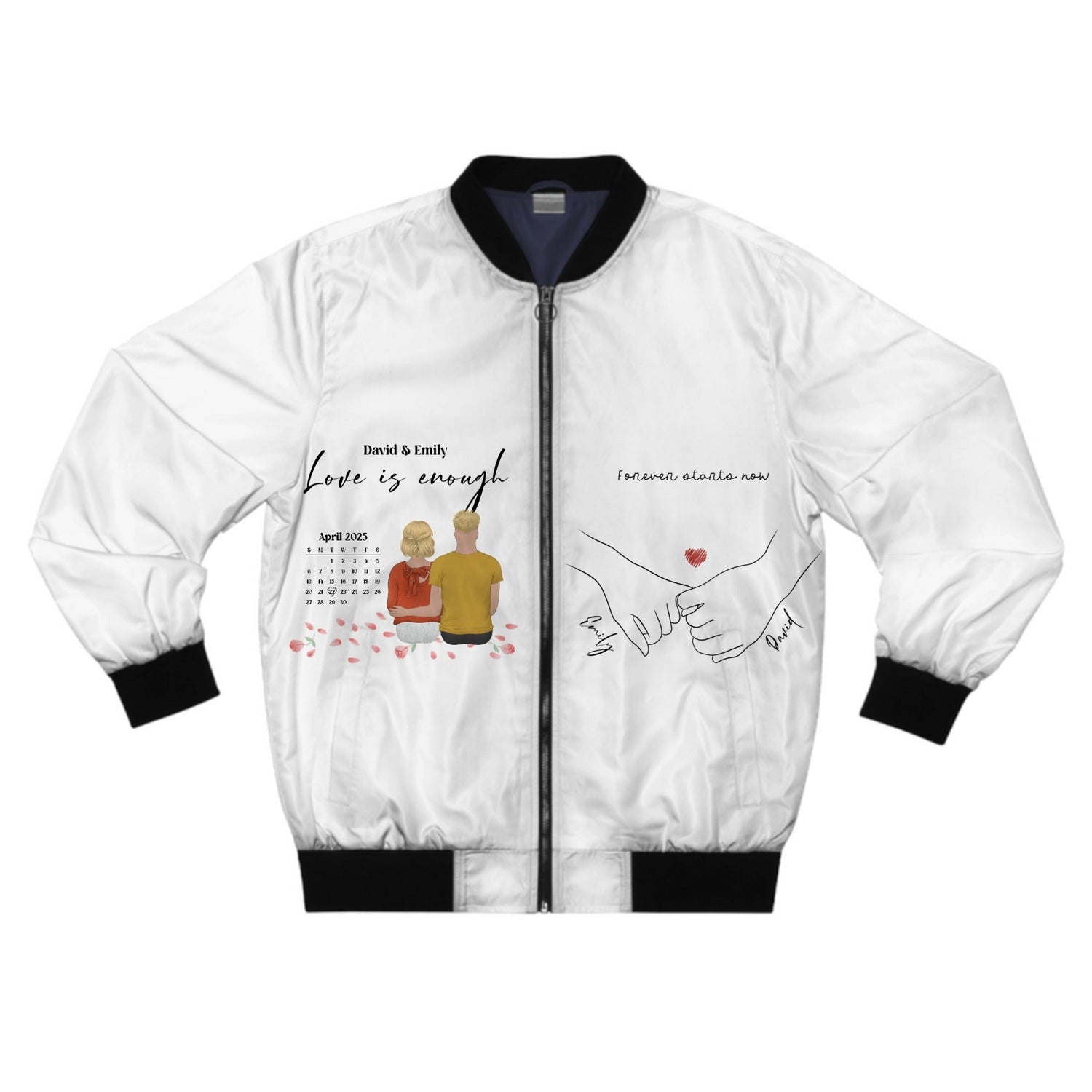 You & I, we got this - Personalized Men's Bomber Jacket