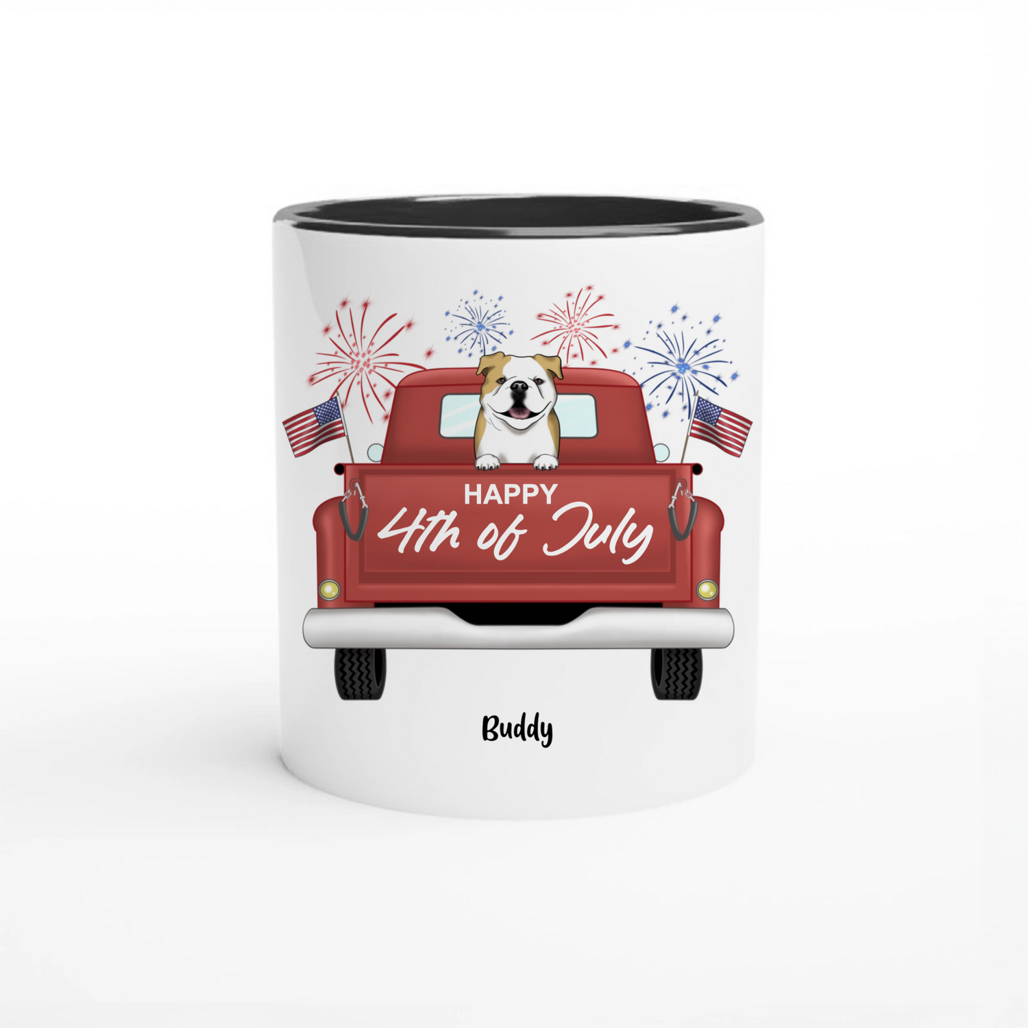 Happy 4th of July - Personalized Coffee Mug