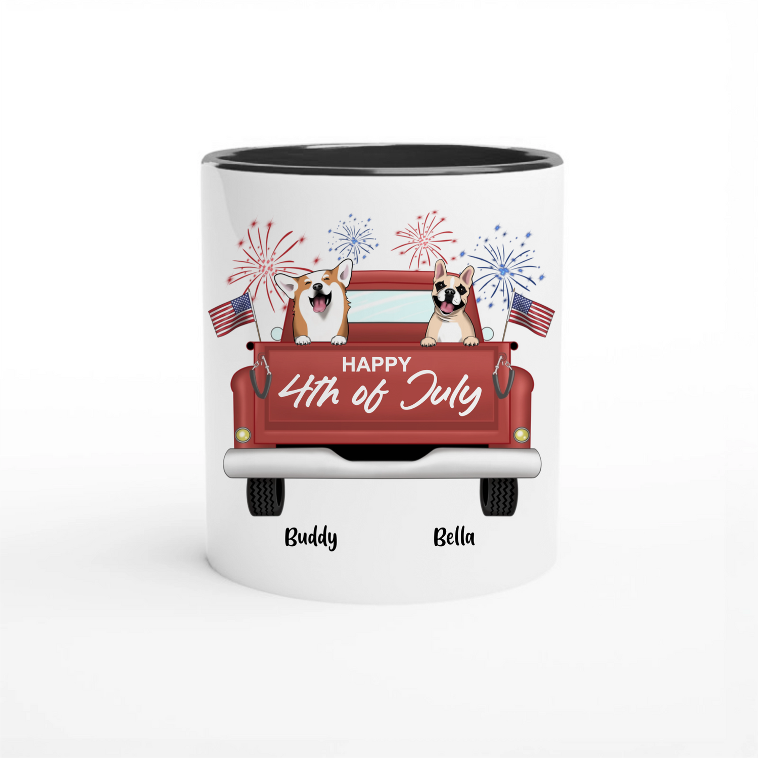 Happy 4th of July - Personalized Coffee Mug