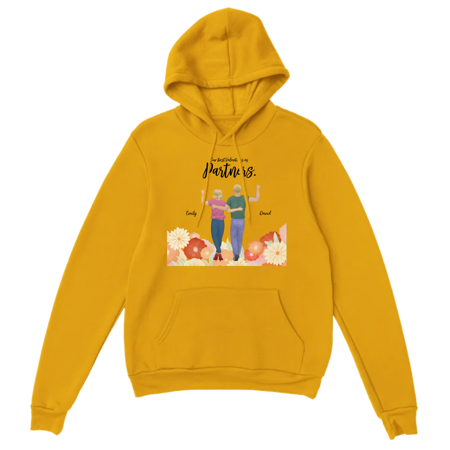 Our first valentines together - Personalized Hoodie