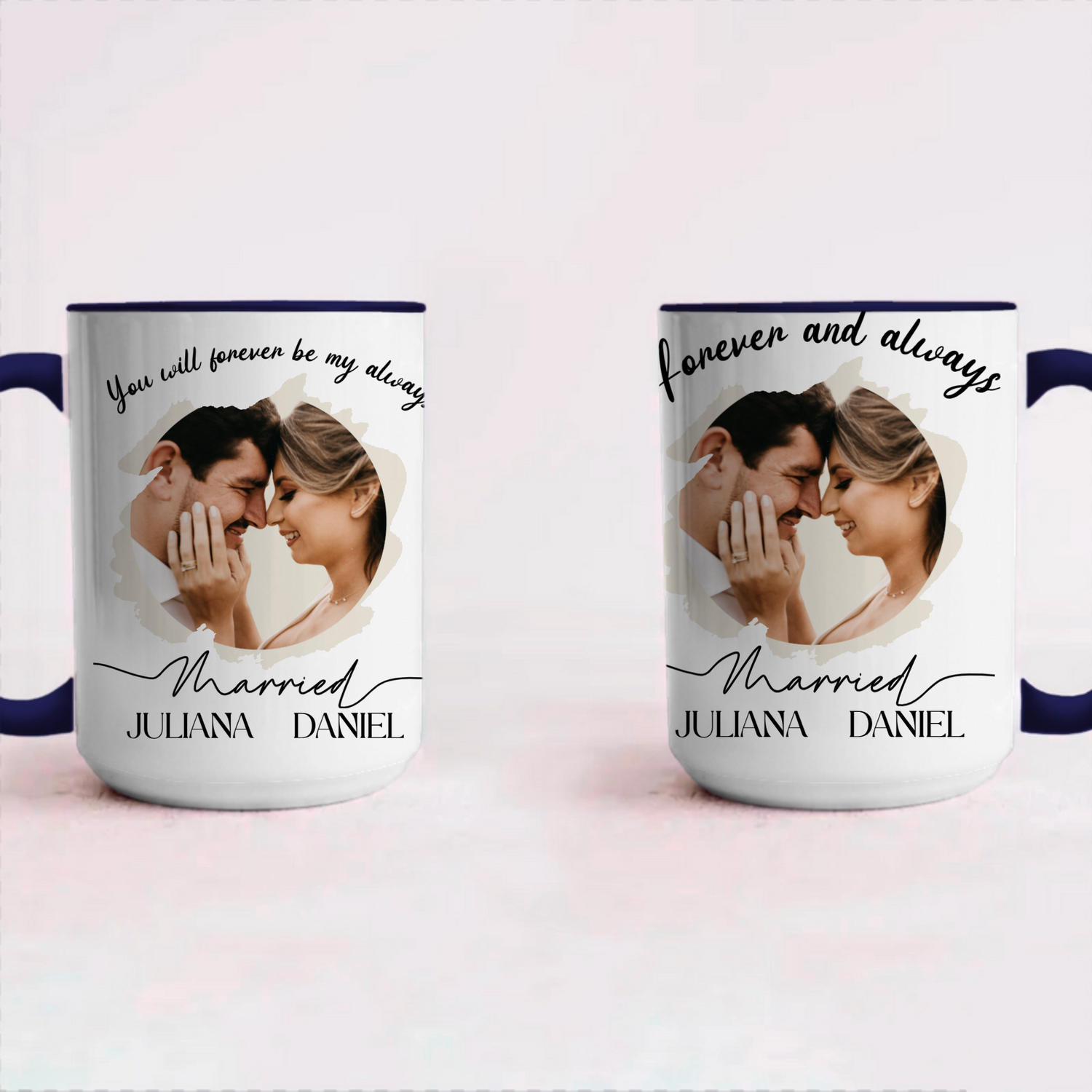 Our Firts Chrismast - Personalized Accent Coffee Mug