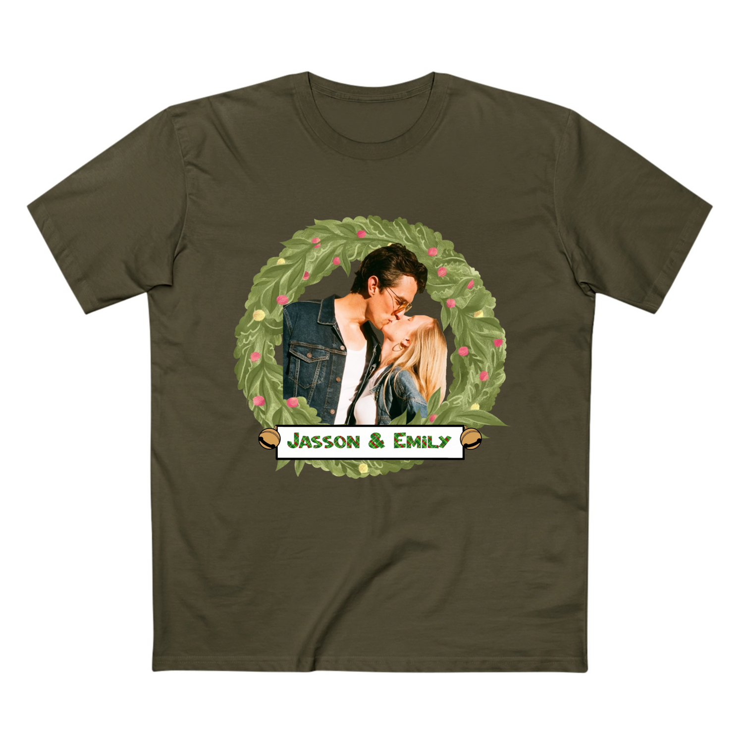 Have a jolly Christmas - Personalized Adult Staple Tee t-shirt