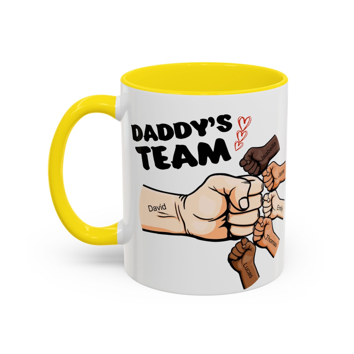 Daddy's Team - Personalized Coffee Mug