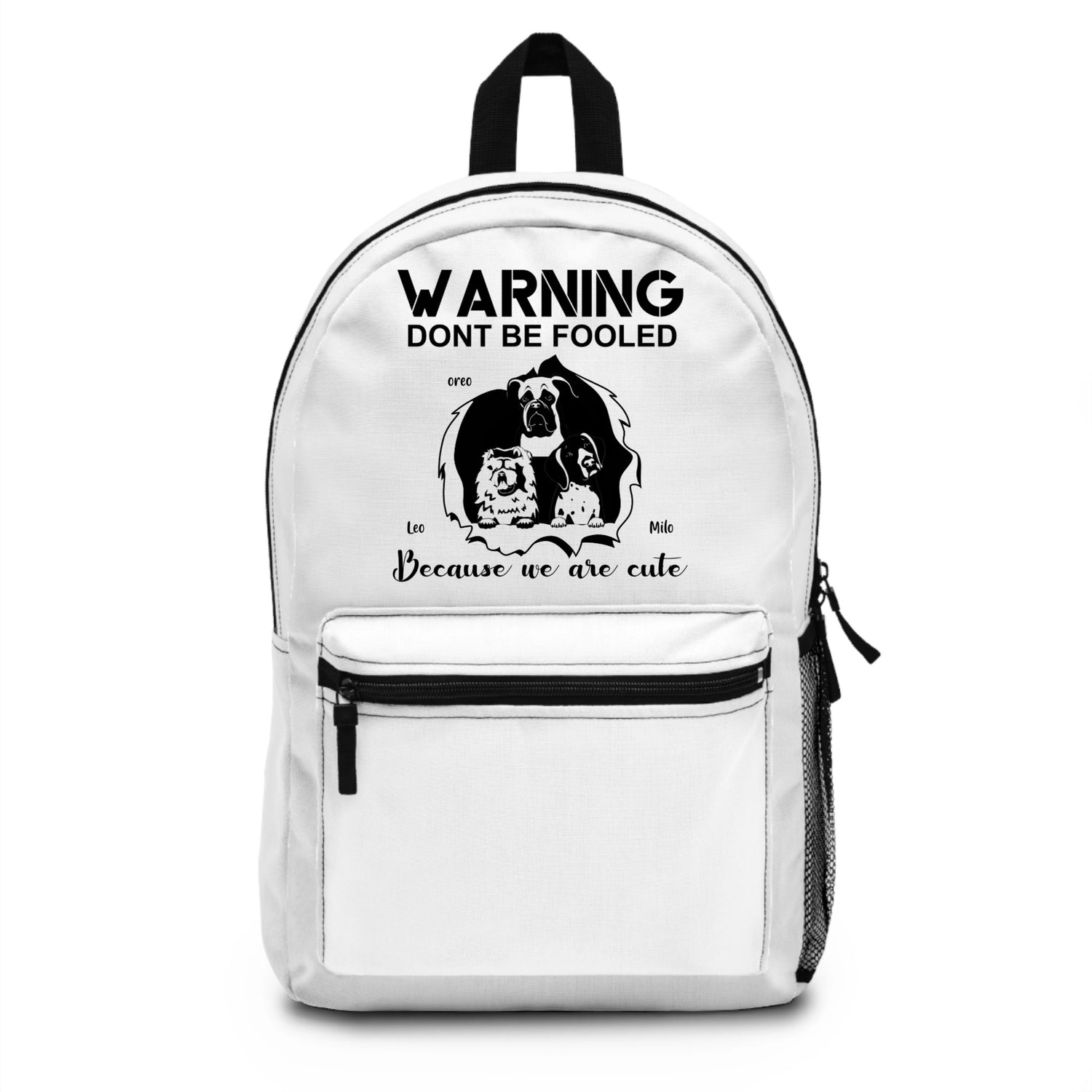Warning, dont be fooled - Personalized  Backpack