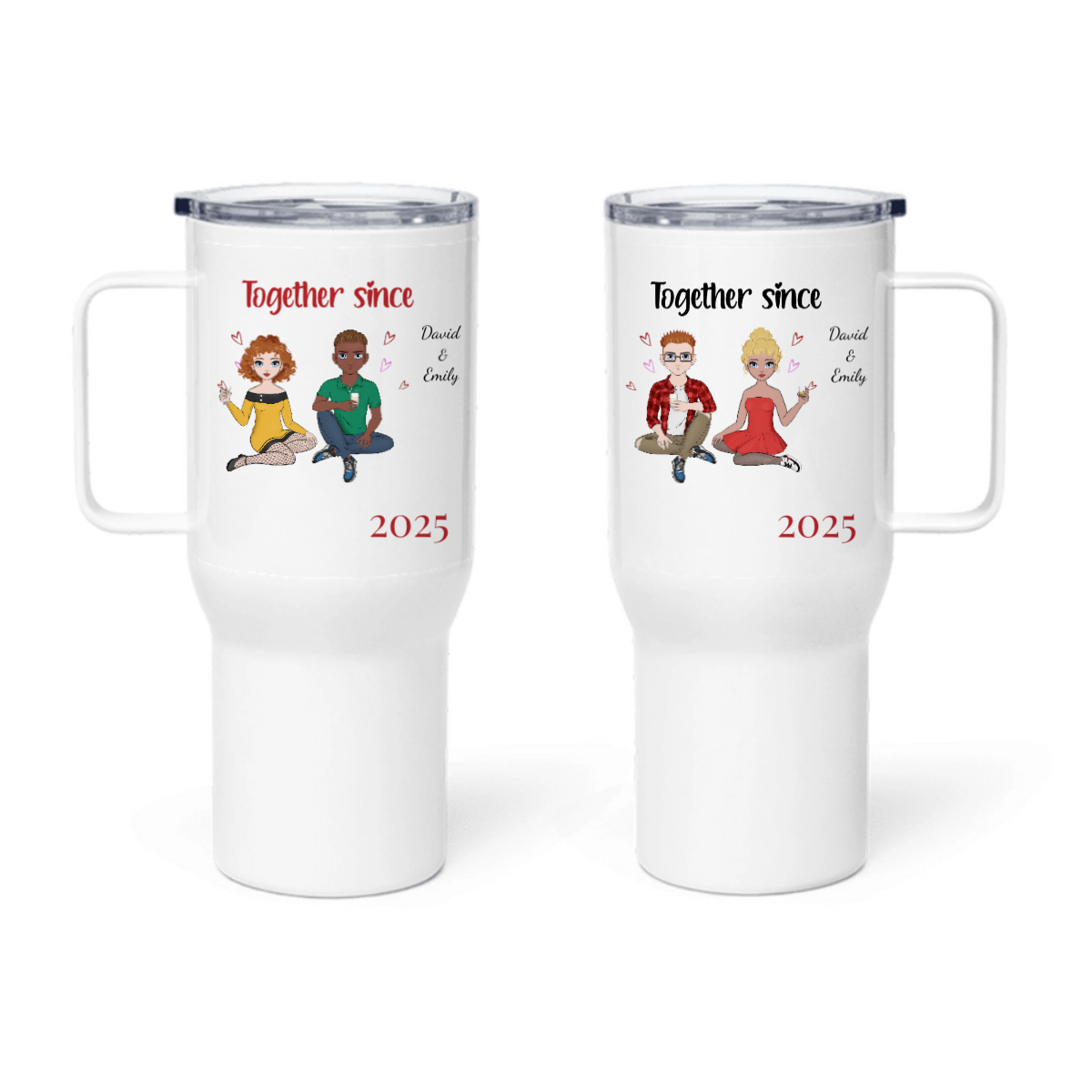 Together Since - Personalized  Travel Mug