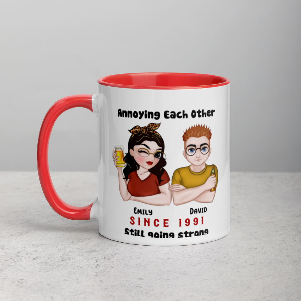 Annoying For Years Couple - Personalized Mug Color