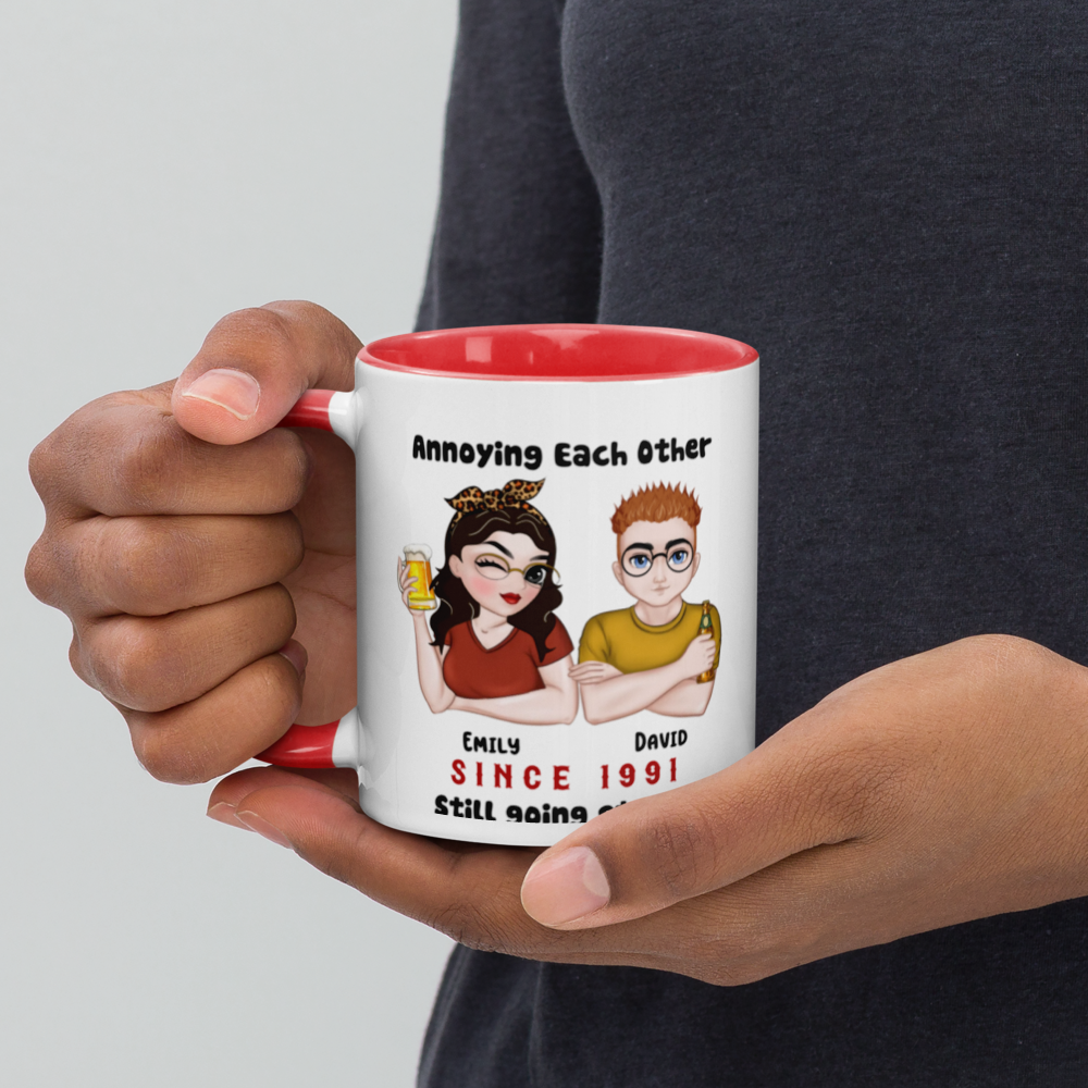 Annoying For Years Couple - Personalized Mug Color