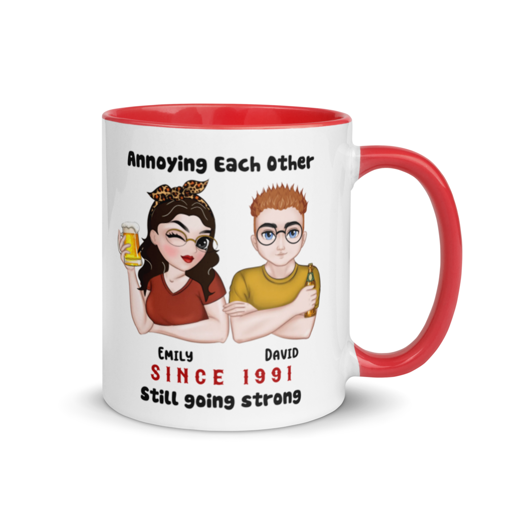 Annoying For Years Couple - Personalized Mug Color