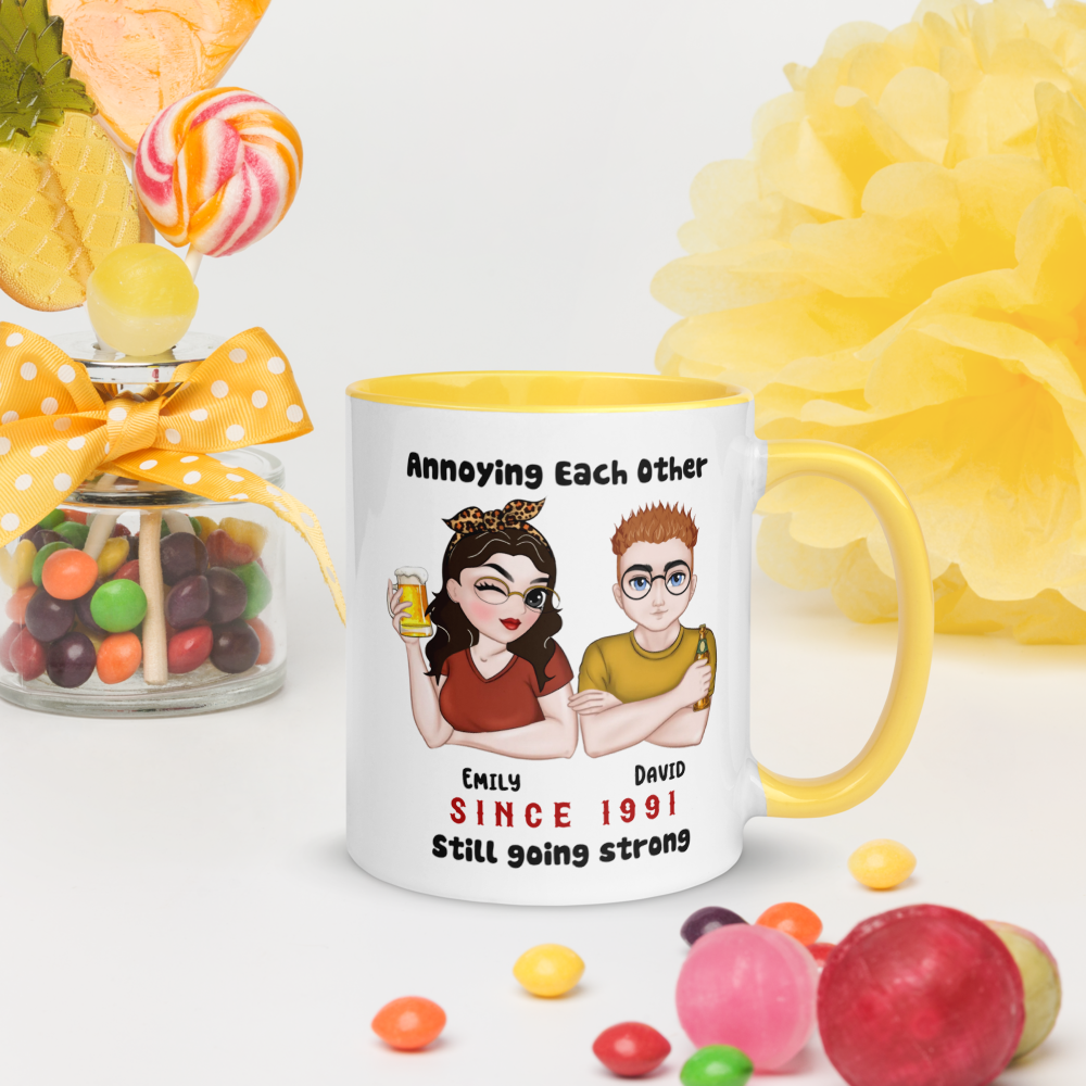 Annoying For Years Couple - Personalized Mug Color